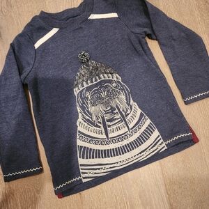 MUD PIE TODDLER BOYS WALRUS LONGLEEVE SHIRT 2T-3T